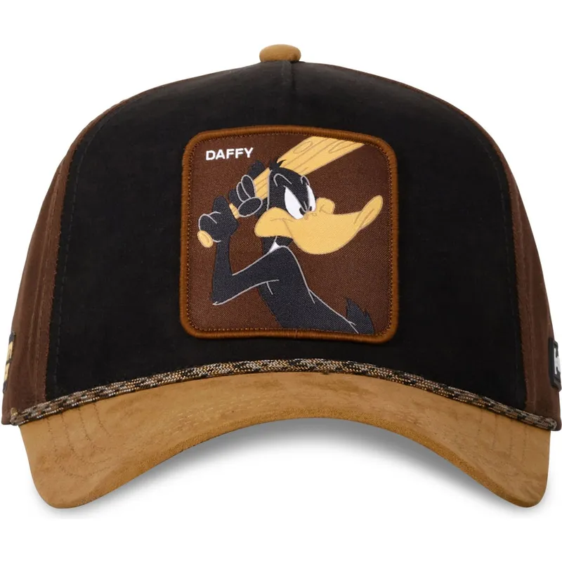 lippikset-kaareva-rekka-ruskea-snapback-10-daf-tupu-ankka-looney-tunes-capslab