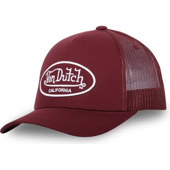 Von Dutch LOF B11 Red Adjustable Trucker Hat