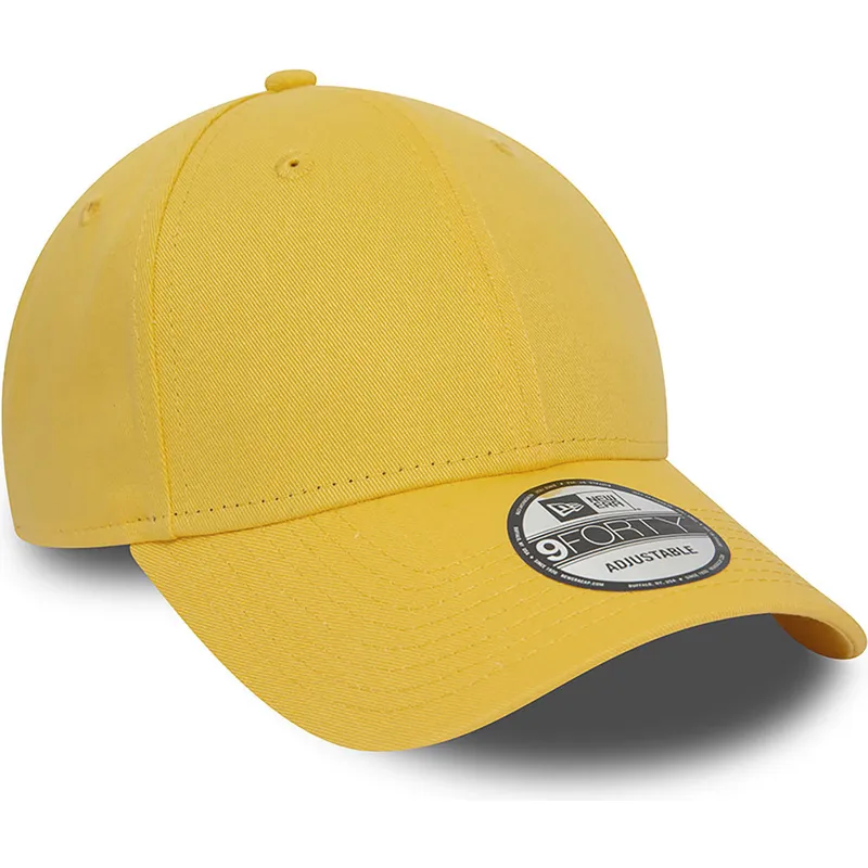lippikset-kaareva-keltainen-saadettava-nauha-9forty-essential-new-era
