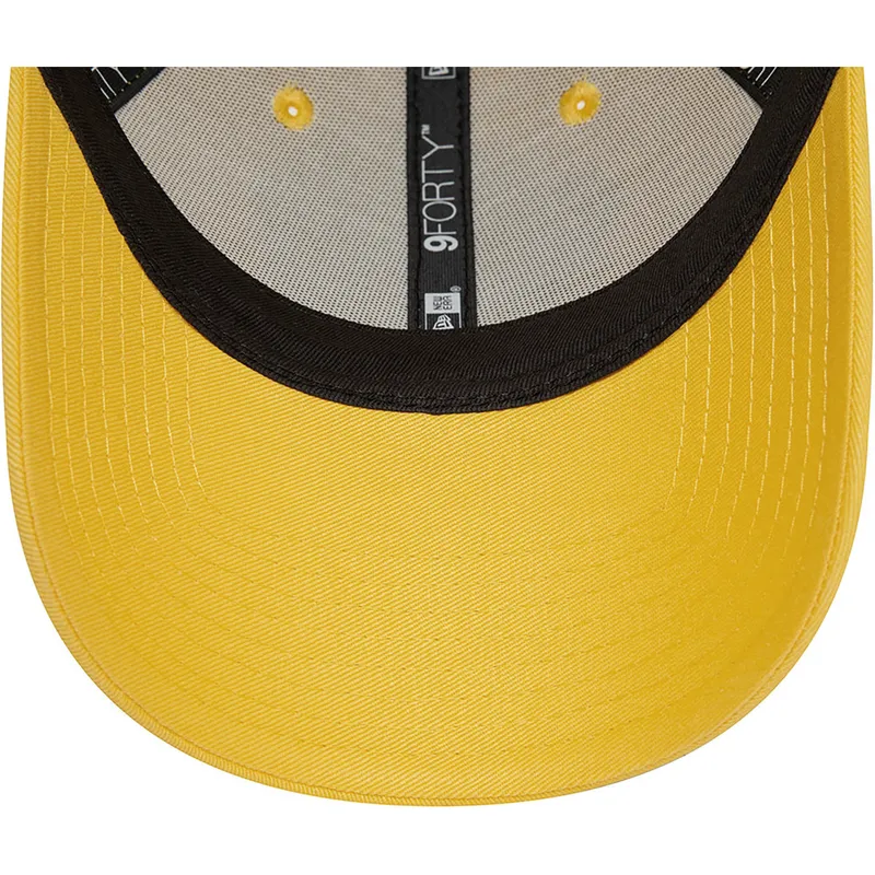 lippikset-kaareva-keltainen-saadettava-nauha-9forty-essential-new-era