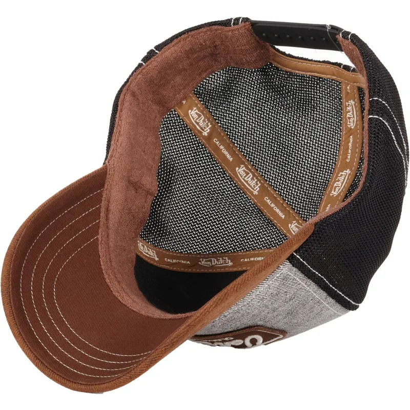 lippikset-kaareva-rekka-ruskea-snapback-01-von-dutch