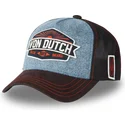 lippikset-kaareva-rekka-sininen-snapback-lea02-von-dutch