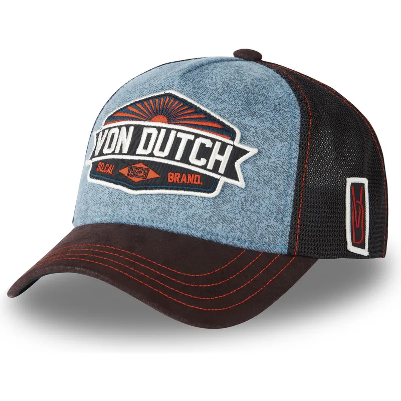 lippikset-kaareva-rekka-sininen-snapback-lea02-von-dutch