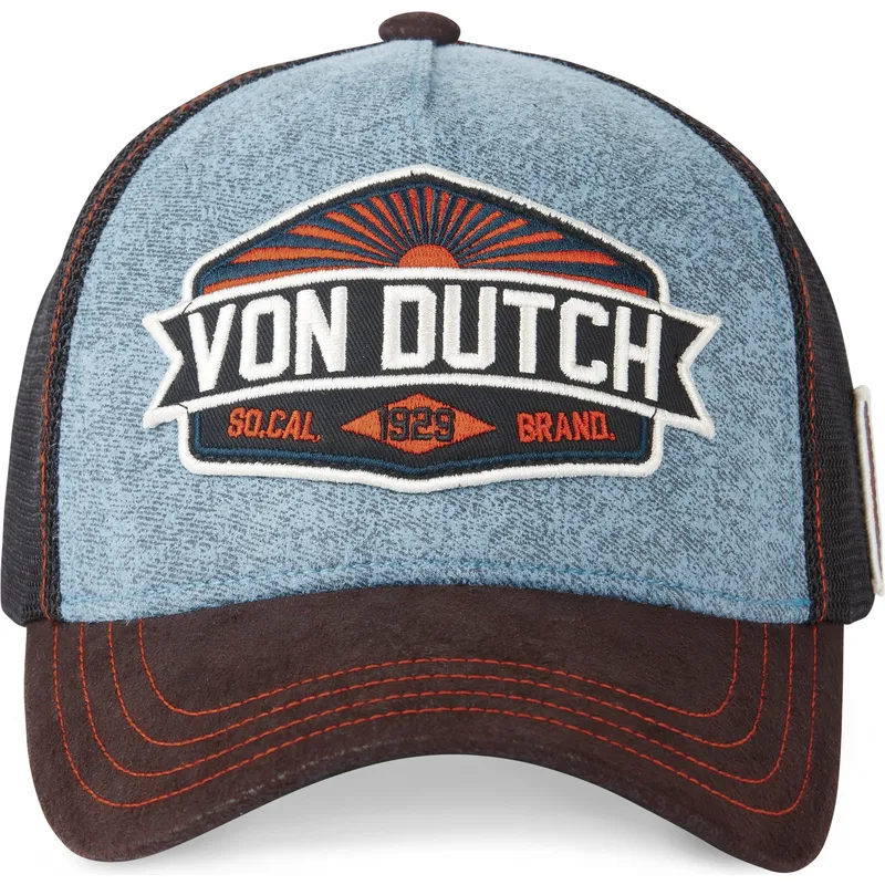 lippikset-kaareva-rekka-sininen-snapback-lea02-von-dutch