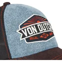 lippikset-kaareva-rekka-sininen-snapback-lea02-von-dutch
