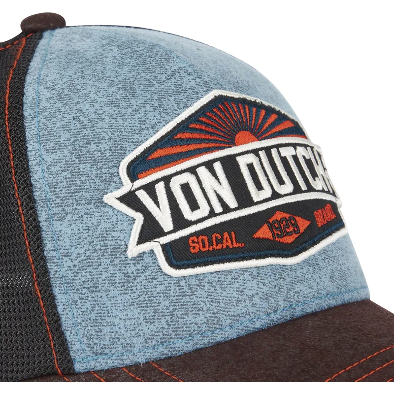 lippikset-kaareva-rekka-sininen-snapback-lea02-von-dutch