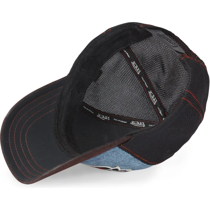 lippikset-kaareva-rekka-sininen-snapback-lea02-von-dutch