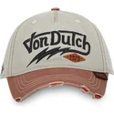 von-dutch-curved-brim-thu-cb-green-and-brown-adjustable-cap