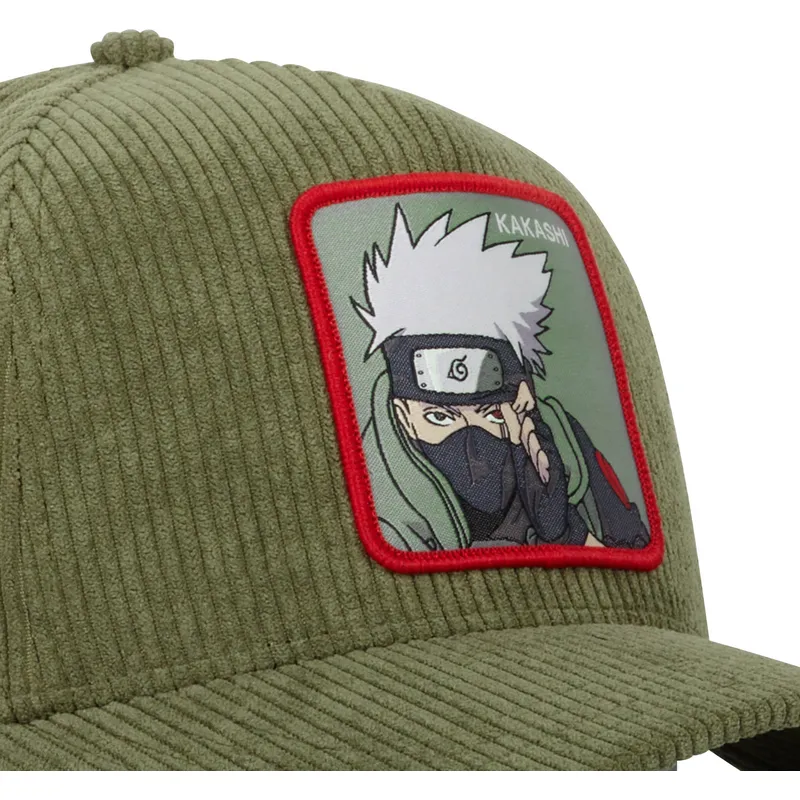 lippikset-kaareva-vihrea-snapback-ns3-cor-kakashi-hatake-naruto-capslab