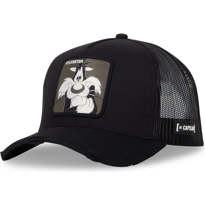 lippikset-kaareva-rekka-musta-snapback-loo10-syl-silvesteri-looney-tunes-capslab