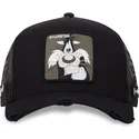 lippikset-kaareva-rekka-musta-snapback-loo10-syl-silvesteri-looney-tunes-capslab