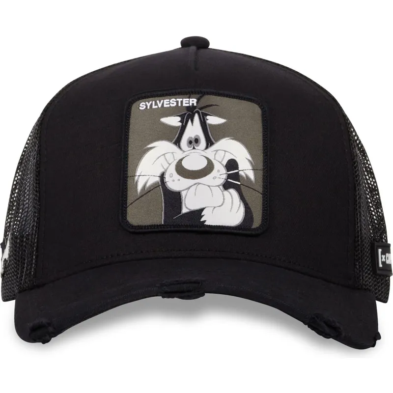 lippikset-kaareva-rekka-musta-snapback-loo10-syl-silvesteri-looney-tunes-capslab