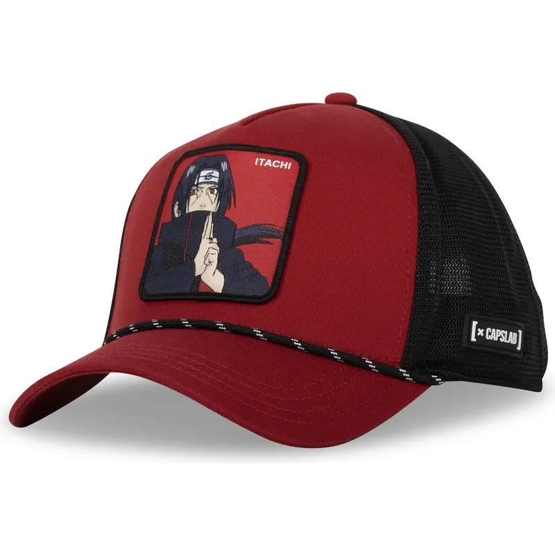 lippikset-kaareva-rekka-punainen-snapback-red-itachi-uchiha-naruto-capslab