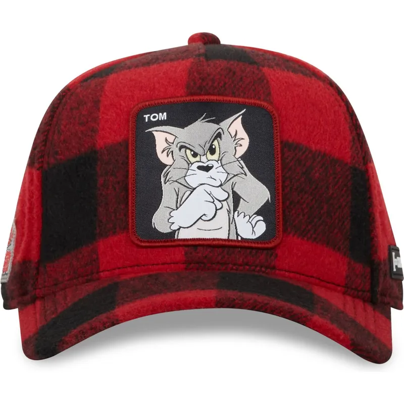 cap-kaareva-red-snapback-tom-looney-tunes-capslab
