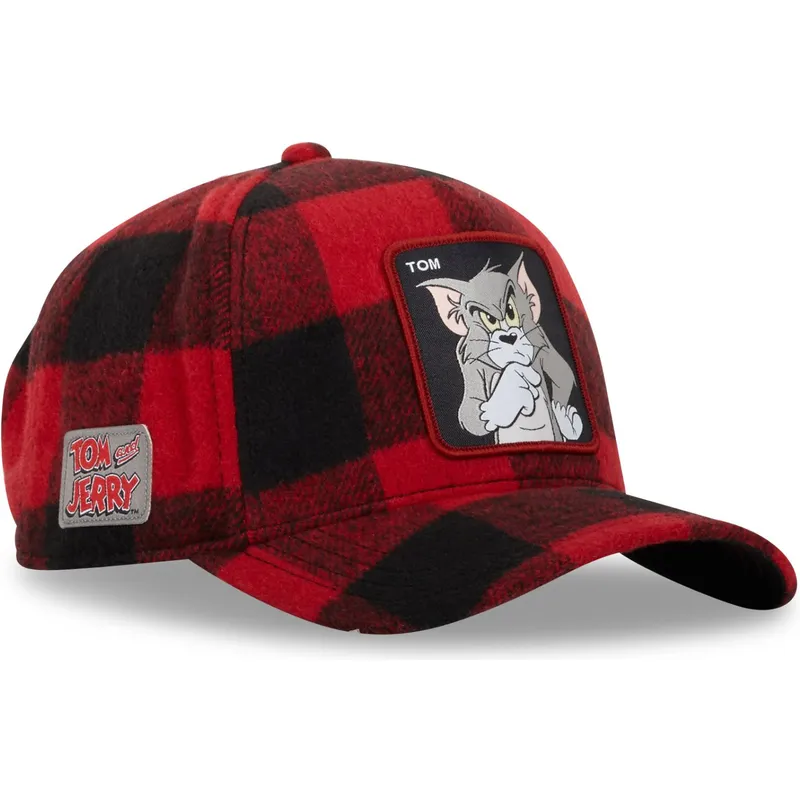 cap-kaareva-red-snapback-tom-looney-tunes-capslab