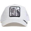 lippikset-kaareva-rekka-valkoinen-snapback-silver-tiger-the-farm-goorin-bros