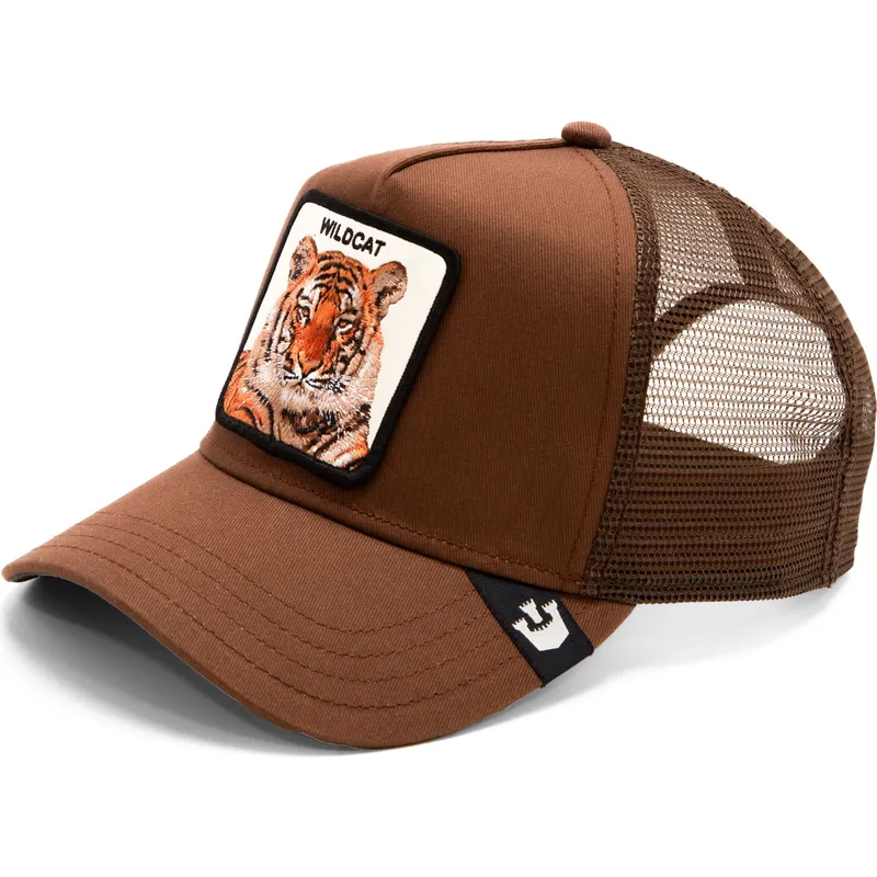 lippikset-kaareva-rekka-ruskea-snapback-the-wildcat-tiger-the-farm-goorin-bros