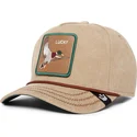 lippikset-kaareva-beige-snapback-lucky-duck-canvas-the-farm-goorin-bros