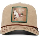lippikset-kaareva-beige-snapback-lucky-duck-canvas-the-farm-goorin-bros