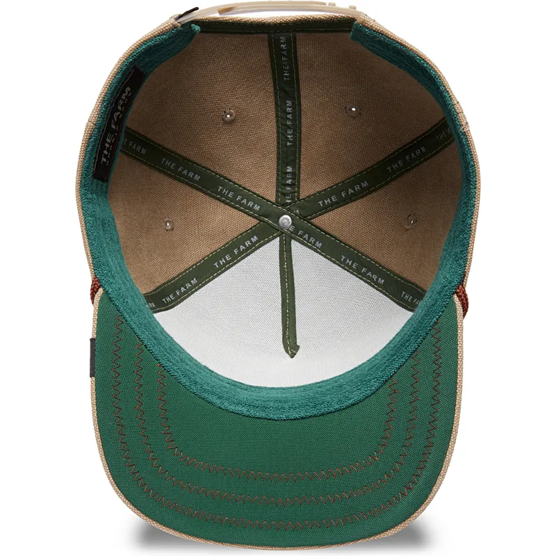 lippikset-kaareva-beige-snapback-lucky-duck-canvas-the-farm-goorin-bros