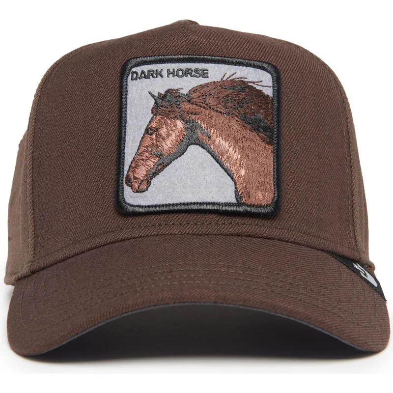 lippikset-kaareva-ruskea-snapback-dark-horse-field-100-all-season-wool-the-farm-goorin-bros