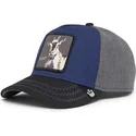 lippikset-kaareva-laivastonsininen-snapback-goat-field-100-all-season-wool-the-farm-goorin-bros