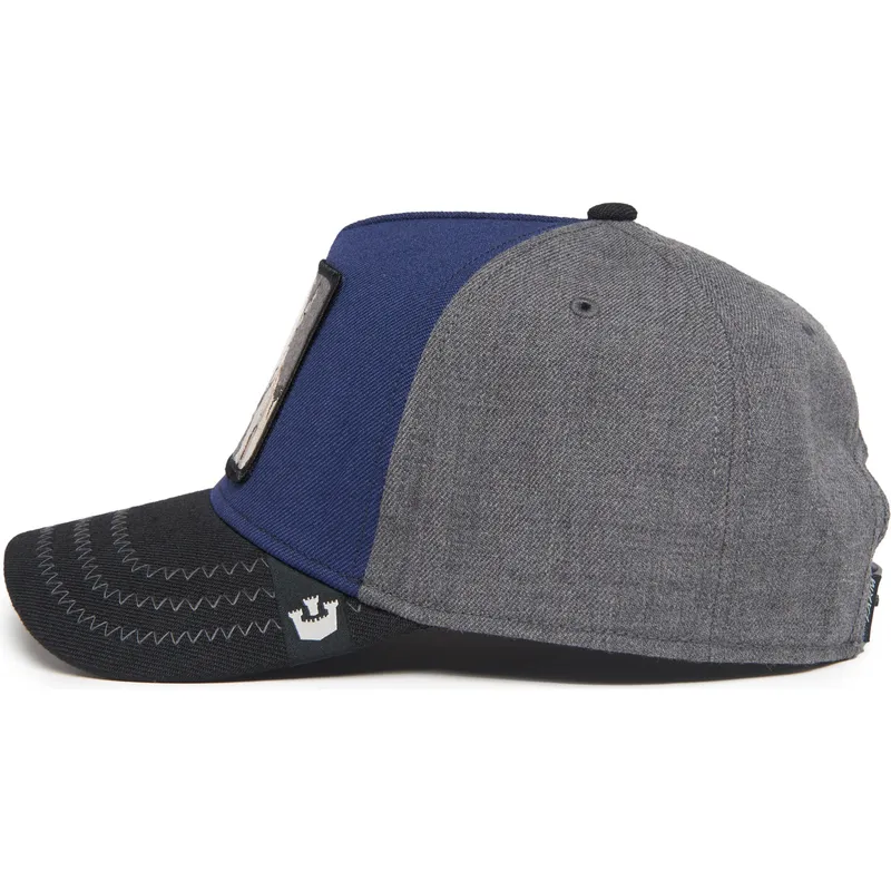 lippikset-kaareva-laivastonsininen-snapback-goat-field-100-all-season-wool-the-farm-goorin-bros lippikset-kaareva-laivastonsininen-snapback-goat-field-100-all-season-wool-the-farm-goorin-bros