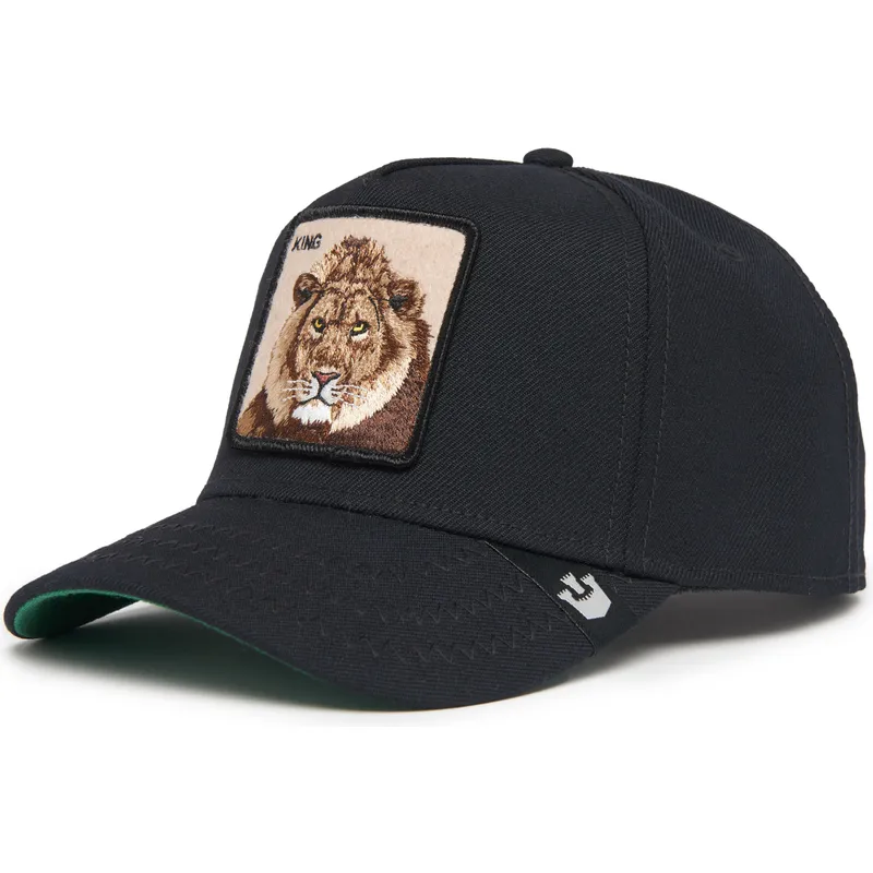 lippikset-kaareva-musta-snapback-king-field-100-all-season-wool-the-farm-goorin-bros