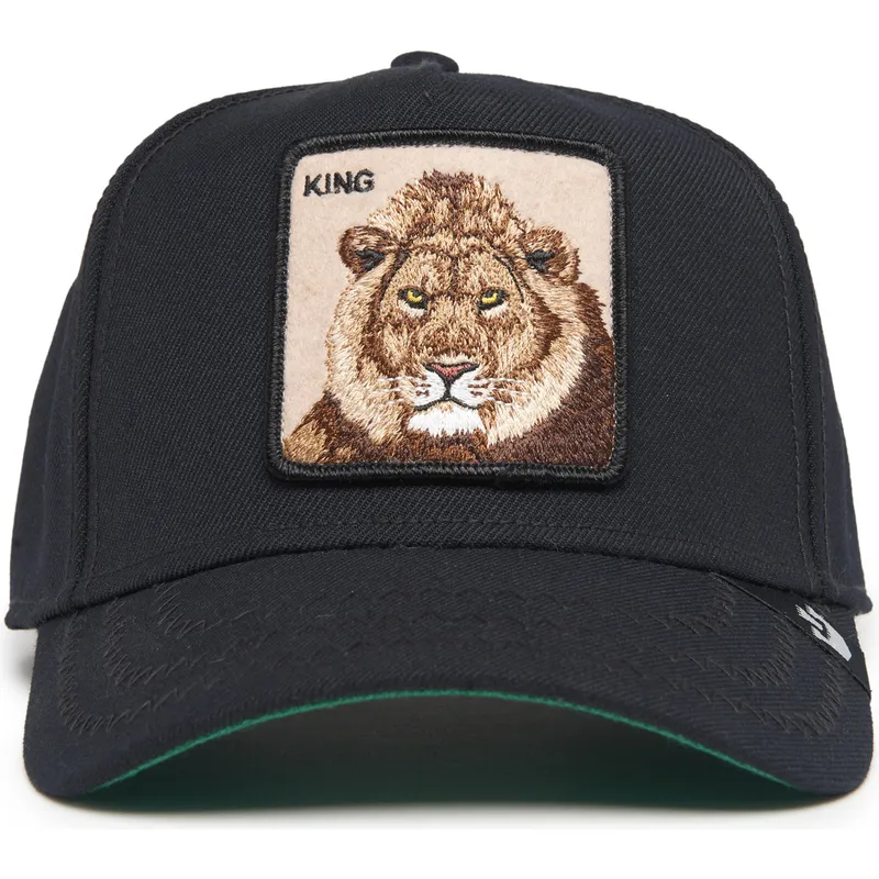 lippikset-kaareva-musta-snapback-king-field-100-all-season-wool-the-farm-goorin-bros