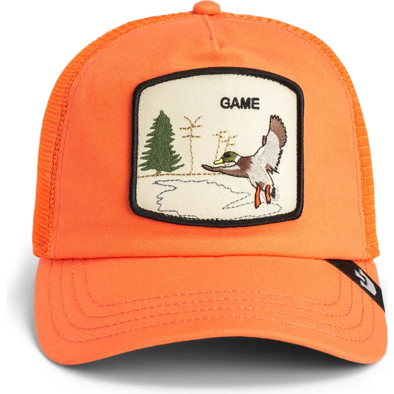 lippikset-kaareva-rekka-oranssi-snapback-game-maybe-park-range-the-farm-goorin-bros