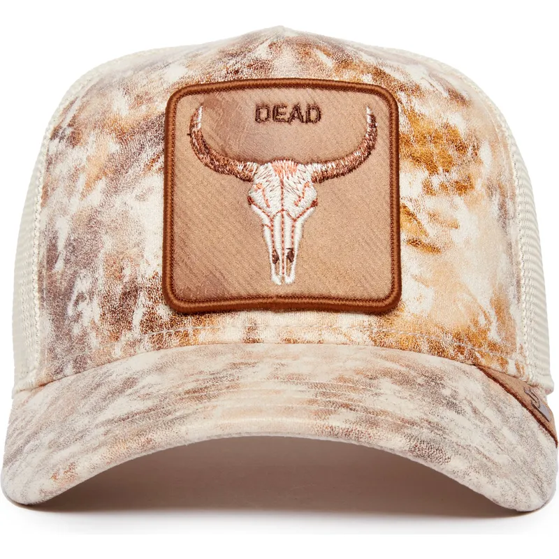 lippikset-kaareva-rekka-beige-snapback-dead-skull-dust-storm-the-farm-goorin-bros lippikset-kaareva-rekka-beige-snapback-dead-skull-dust-storm-the-farm-goorin-bros