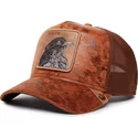 lippikset-kaareva-rekka-ruskea-snapback-danger-crow-the-farm-goorin-bros