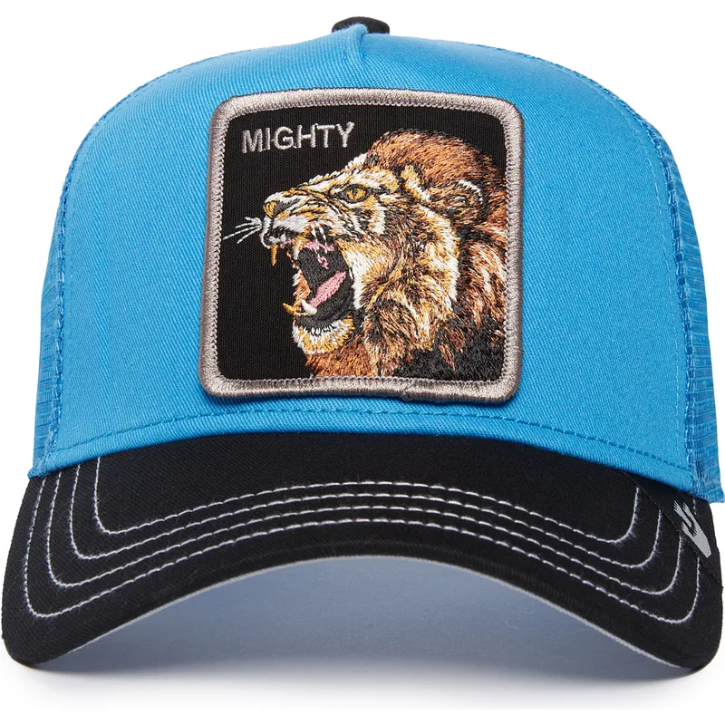 lippikset-kaareva-rekka-sininen-snapback-mighty-lion-fan-the-farm-goorin-bros lippikset-kaareva-rekka-sininen-snapback-mighty-lion-fan-the-farm-goorin-bros