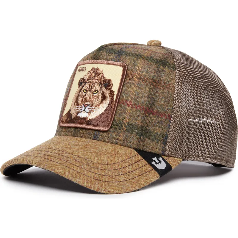 lippikset-kaareva-rekka-ruskea-snapback-king-moon-lion-uk-plaid-the-farm-goorin-bros lippikset-kaareva-rekka-ruskea-snapback-king-moon-lion-uk-plaid-the-farm-goorin-bros