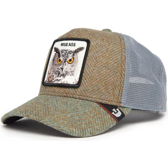 lippikset-kaareva-rekka-monivarinen-snapback-wise-ass-moon-owl-uk-plaid-the-farm-goorin-bros