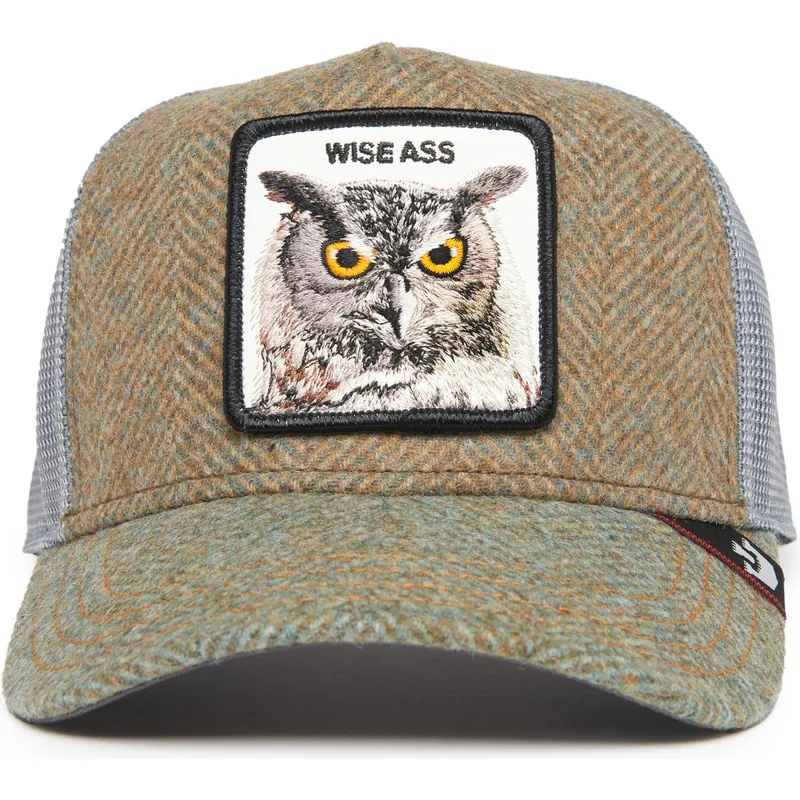 lippikset-kaareva-rekka-monivarinen-snapback-wise-ass-moon-owl-uk-plaid-the-farm-goorin-bros