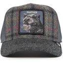 lippikset-kaareva-rekka-harmaa-snapback-moon-panther-uk-plaid-the-farm-goorin-bros