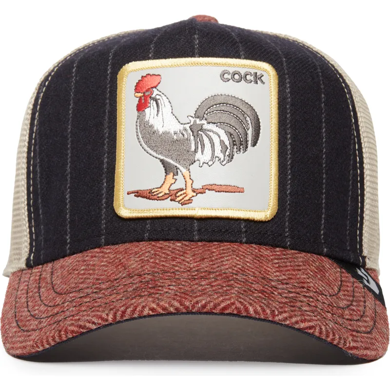 lippikset-kaareva-rekka-monivarinen-snapback-cock-moon-rooster-uk-plaid-the-farm-goorin-bros