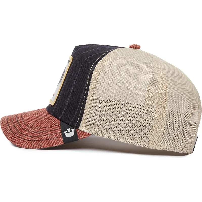 lippikset-kaareva-rekka-monivarinen-snapback-gallo-cock-moon-rooster-uk-plaid-the-farm-the-farm-de-goorin-bros