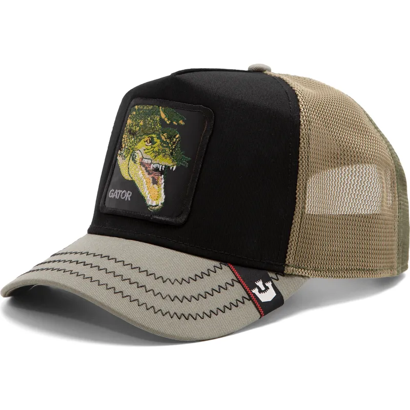 lippikset-kaareva-rekka-vihrea-snapback-tri-tone-the-farm-goorin-bros
