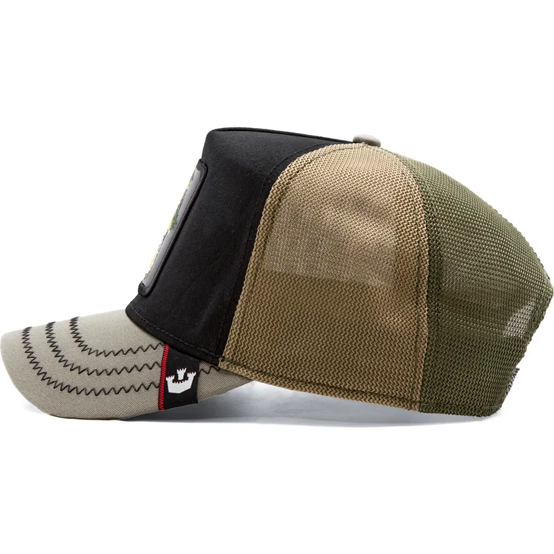 lippikset-kaareva-rekka-vihrea-snapback-tri-tone-the-farm-goorin-bros