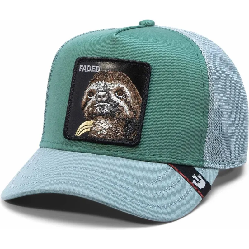 lippikset-kaareva-rekka-vihrea-snapback-faded-tri-tone-the-farm-goorin-bros