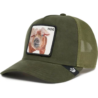 lippikset-kaareva-rekka-vihrea-snapback-hog-the-suede-pig-the-farm-goorin-bros