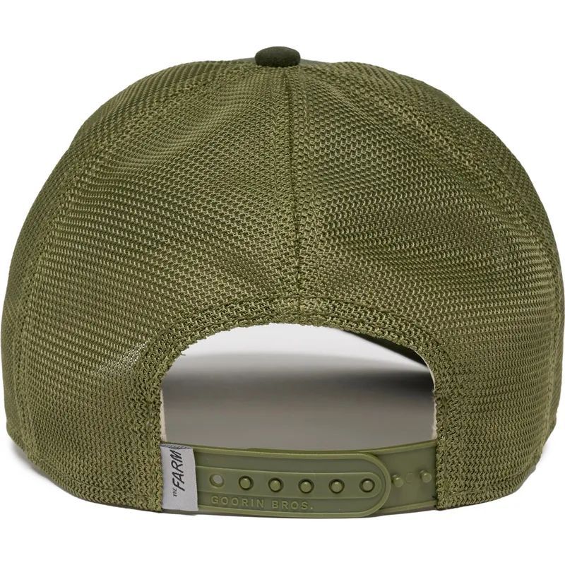 lippikset-kaareva-rekka-vihrea-snapback-hog-the-suede-pig-the-farm-goorin-bros