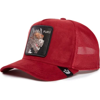 lippikset-kaareva-rekka-punainen-snapback-fury-the-suede-the-farm-goorin-bros