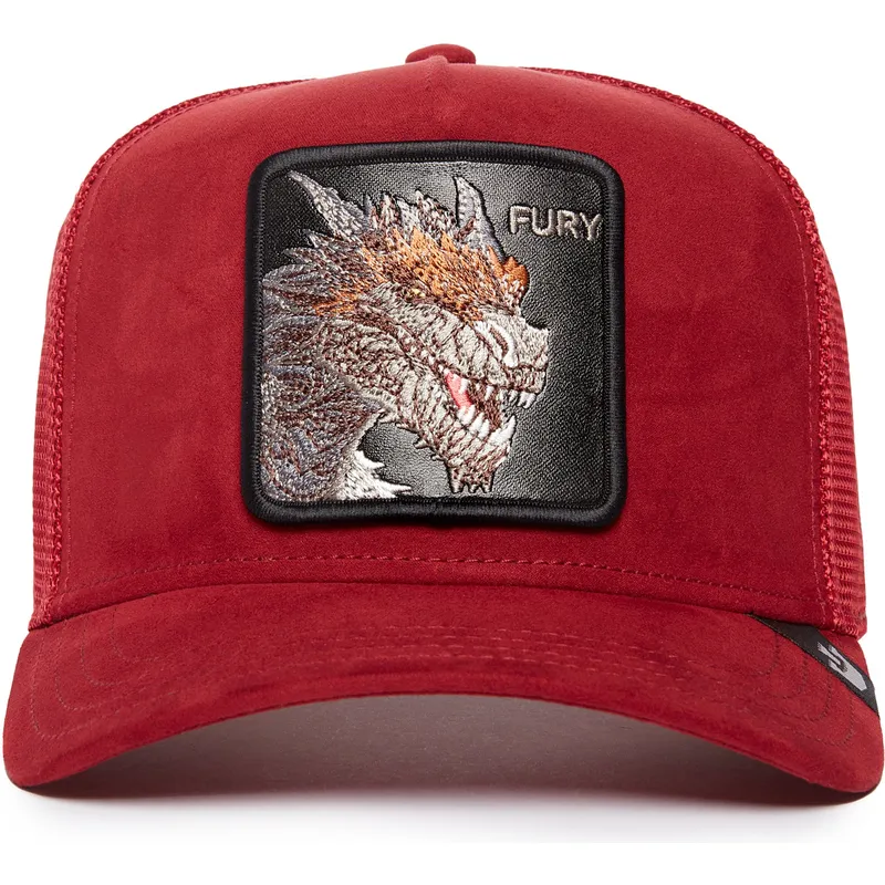 lippikset-kaareva-rekka-punainen-snapback-fury-the-suede-the-farm-goorin-bros