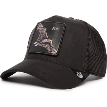 lippikset-kaareva-rekka-musta-snapback-fly-the-suede-bat-blacked-out-the-farm-goorin-bros