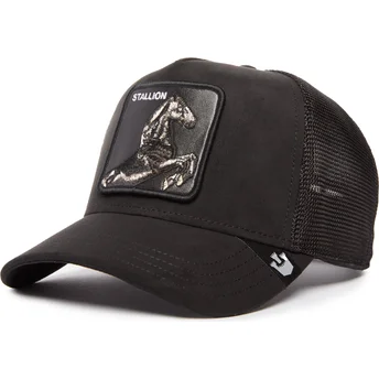 lippikset-kaareva-rekka-musta-snapback-the-suede-stallion-blacked-out-the-farm-goorin-bros