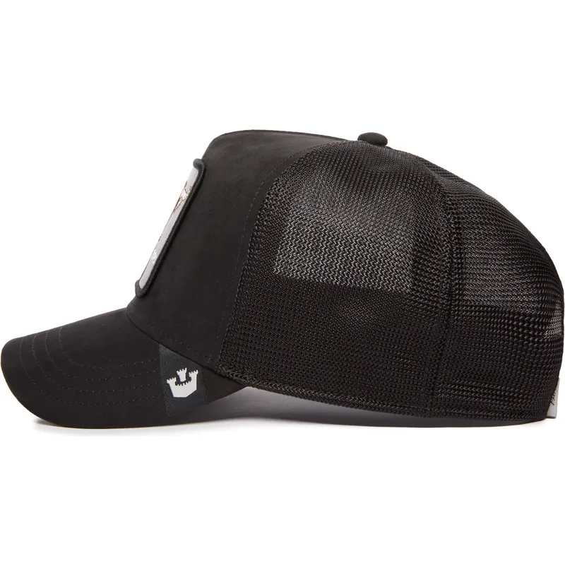 lippikset-kaareva-rekka-musta-snapback-the-suede-bull-blacked-out-the-farm-goorin-bros lippikset-kaareva-rekka-musta-snapback-the-suede-bull-blacked-out-the-farm-goorin-bros