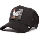 lippikset-kaareva-rekka-musta-snapback-cock-the-suede-rooster-blacked-out-the-farm-goorin-bros